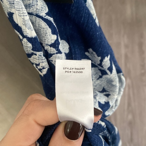 Lulus Heart of Marigold Navy Blue Floral Print Wrap Maxi Dress - Picture 16 of 16